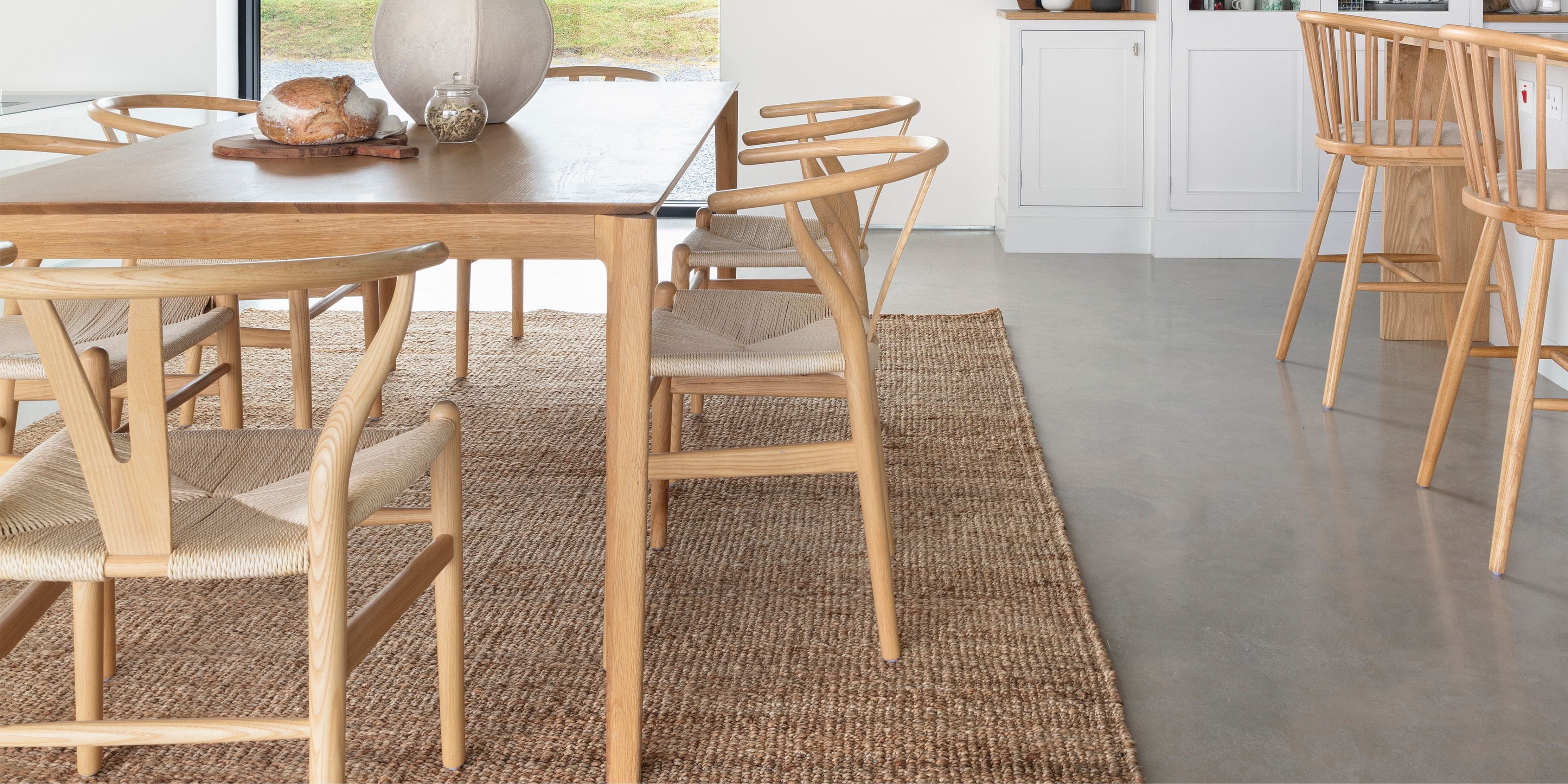 Willow Jute Dining Room Rug